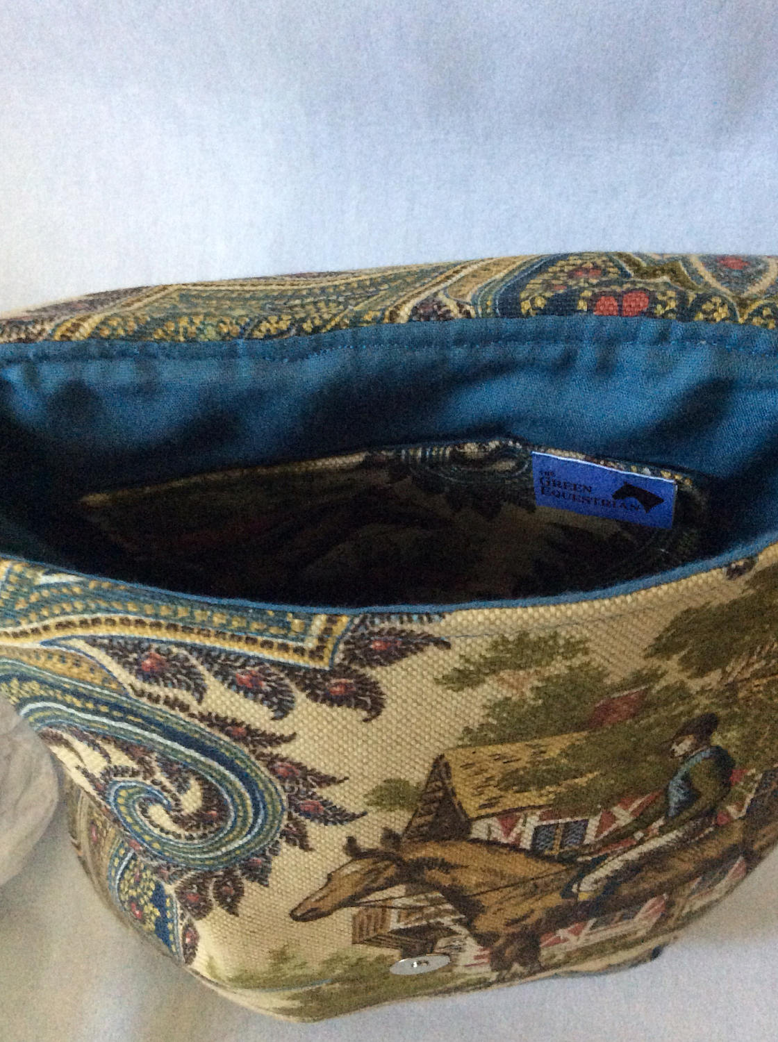 Equestrian Horse Kentucky Derby Purse Handbag Purse