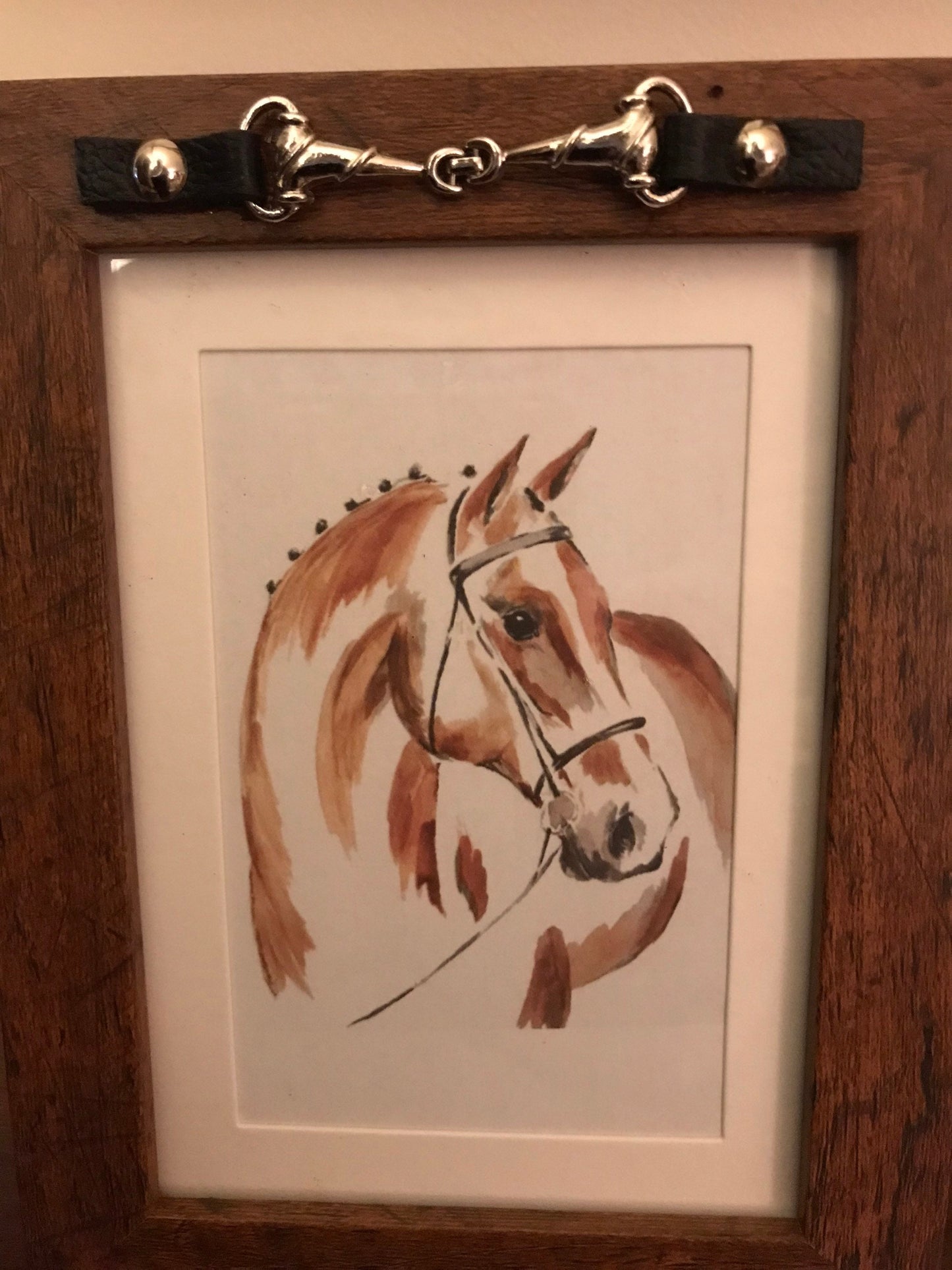 Equestrian Horse Bit Picture Frame 5x7