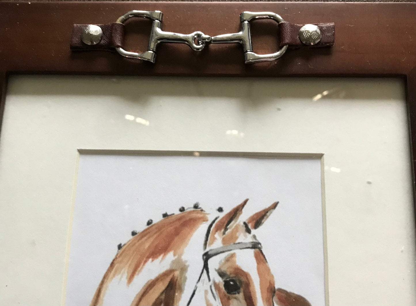 Equestrian Horse Bit Picture Frame 8x10