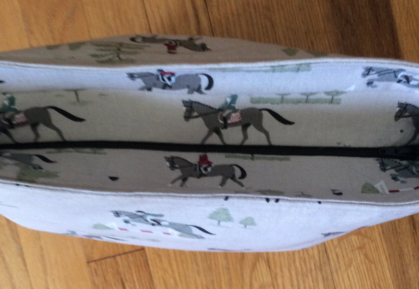 Equestrian Horse Handbag Purse Organic Fabric