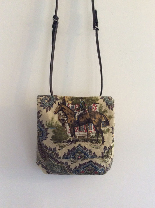 Equestrian Horse Kentucky Derby Purse Handbag Purse