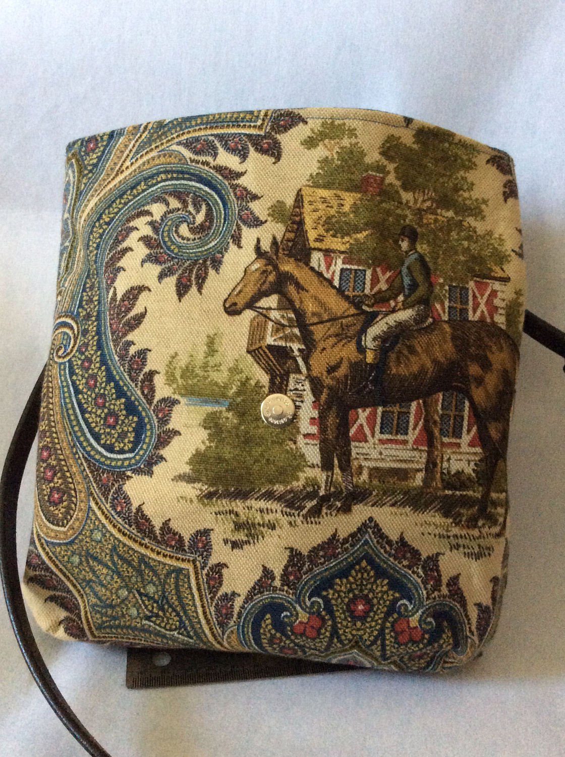 Equestrian Horse Kentucky Derby Purse Handbag Purse