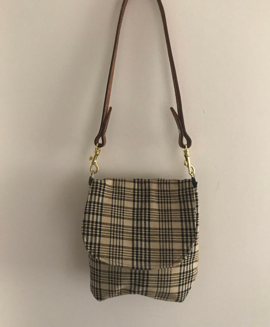 Equestrian Handbag Purse Horse Famous Plaid Blanket
