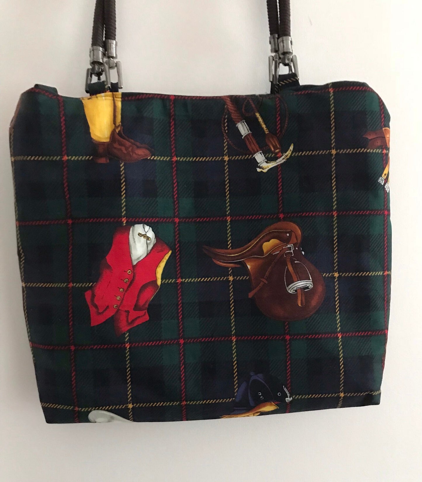 Equestrian Horse Purse Waterproof Tote HandBag Foxhunt