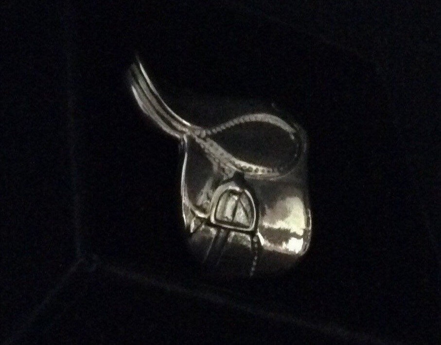 Sterling Saddle Ring Horse Ring Equestrian Ring Sterling Silver Equestrian Jewelry Valentines Gift