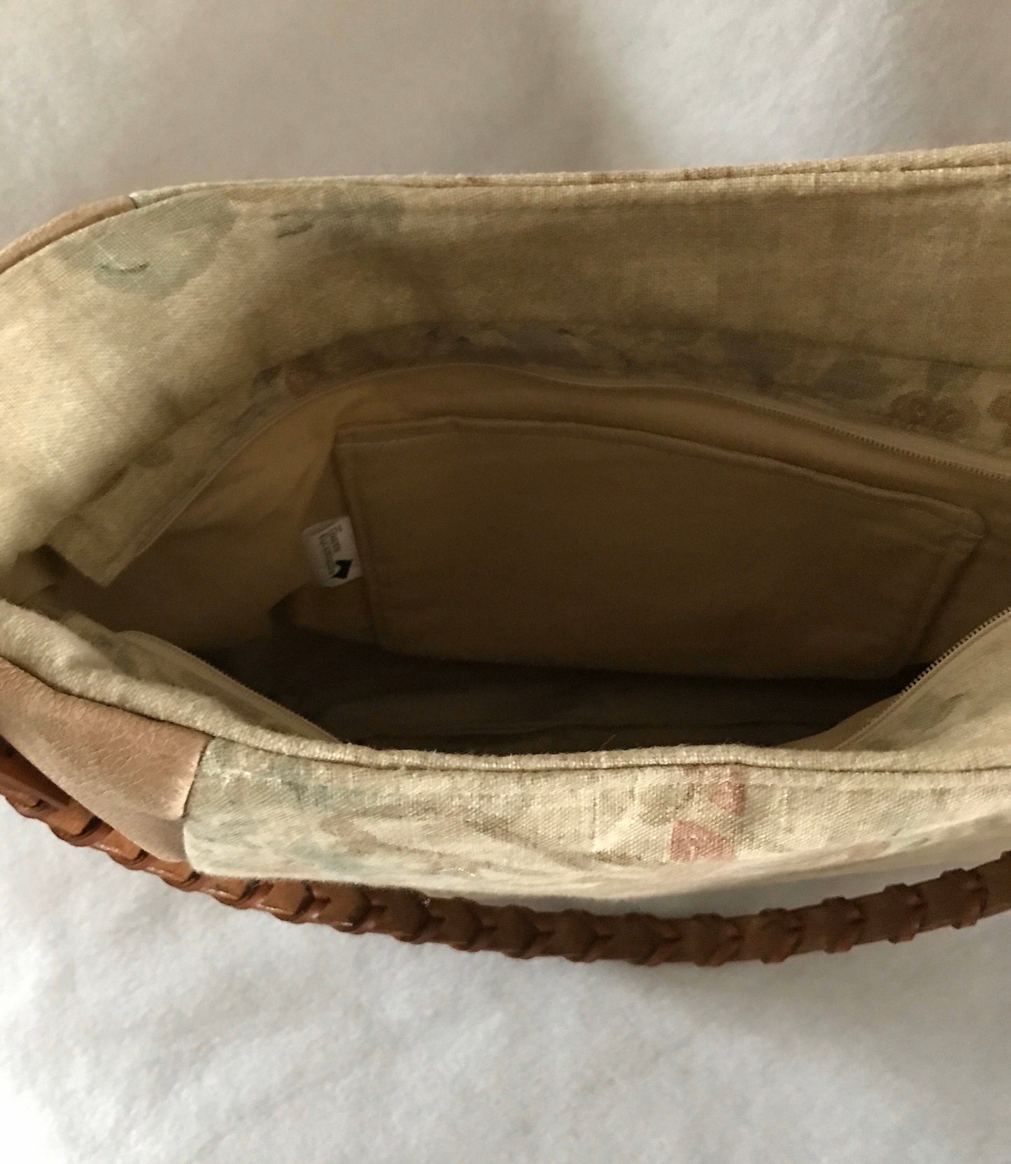 Horse Purse Equestrian Handbag Ralph Lauren Fabric and Leather Tote