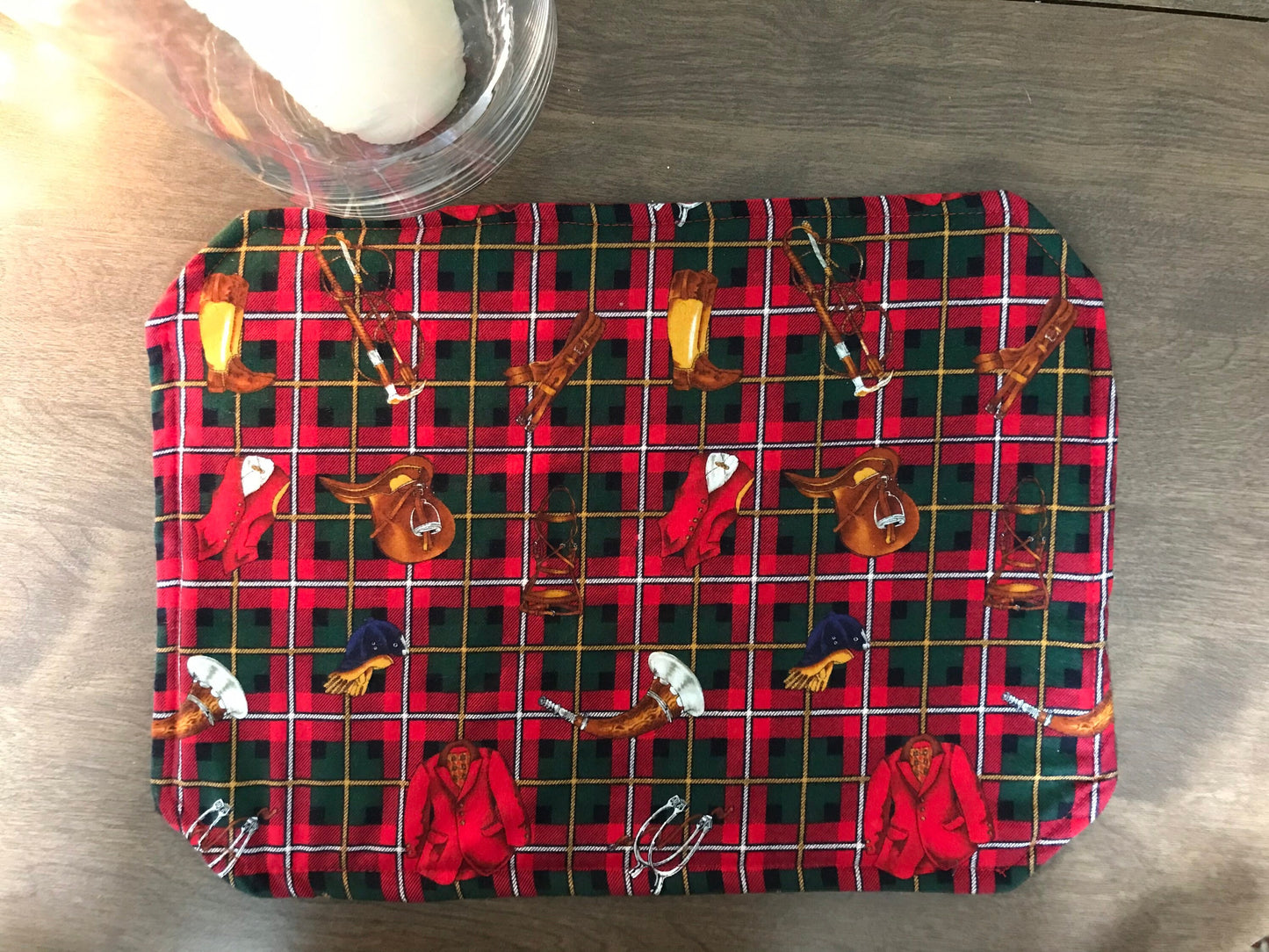 Horse Placemats Equestrian Placemats Gifts Christmas Placemats Fox Hunt Table Setting Set of 4