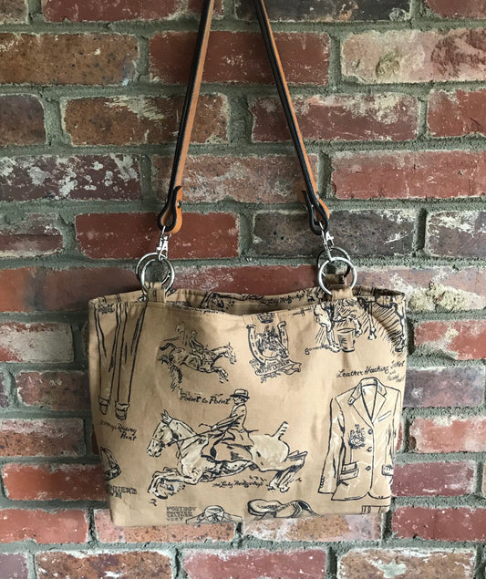 Equestrian Handbag Ralph Lauren Horse Purse Tote