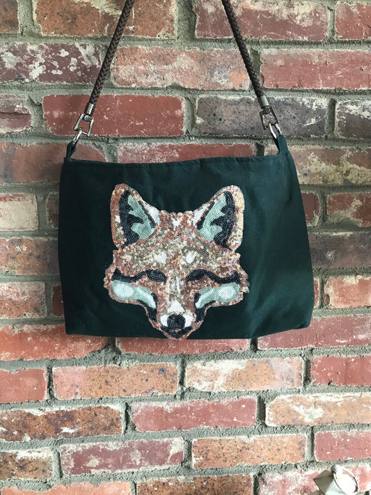 Fox Hunt Purse Equestrian Horse Handbag Purse
