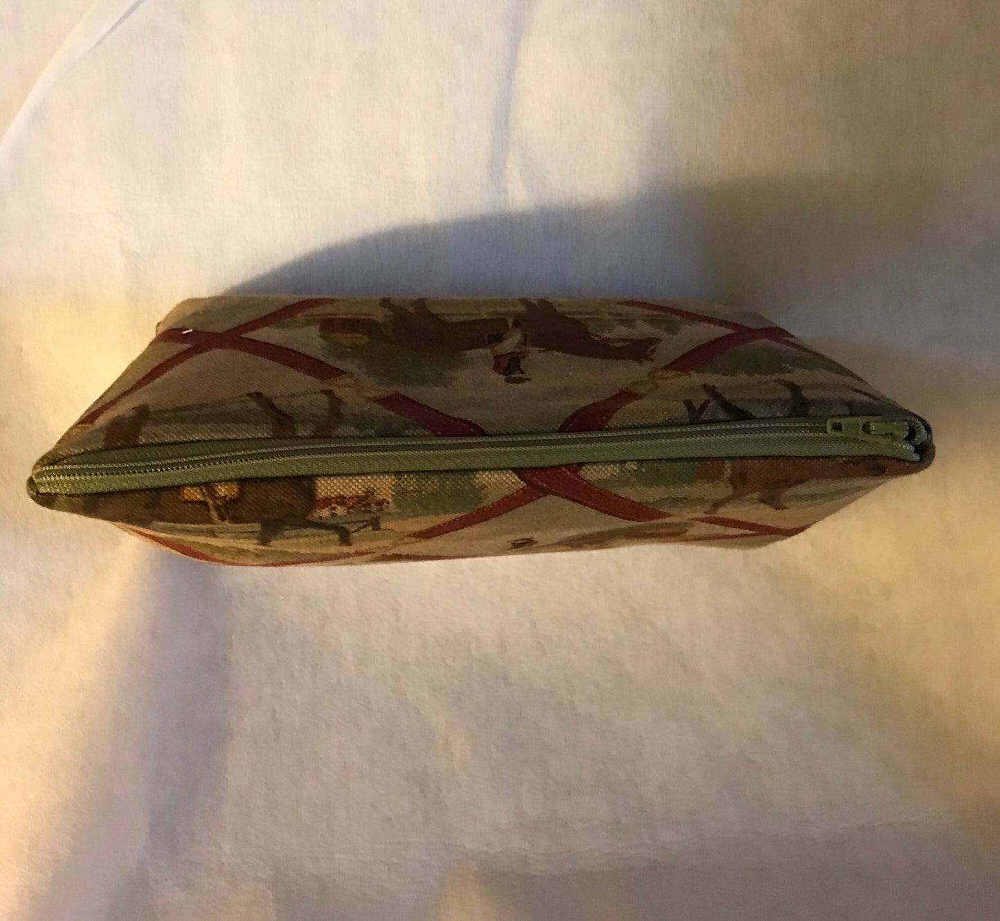 Equestrian Horse  Purse Cosmetic Bag Horse Clutch Equestrian Purse Kentucky Derby