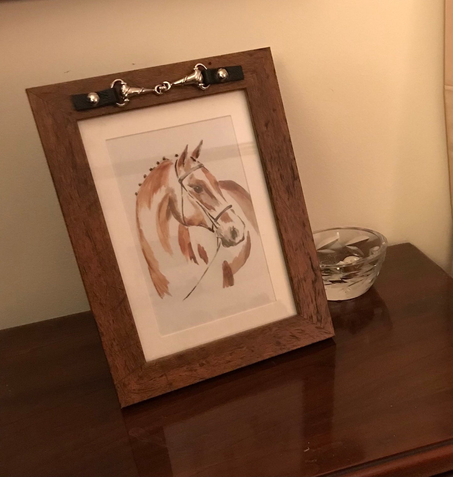 Equestrian Horse Bit Picture Frame 5x7