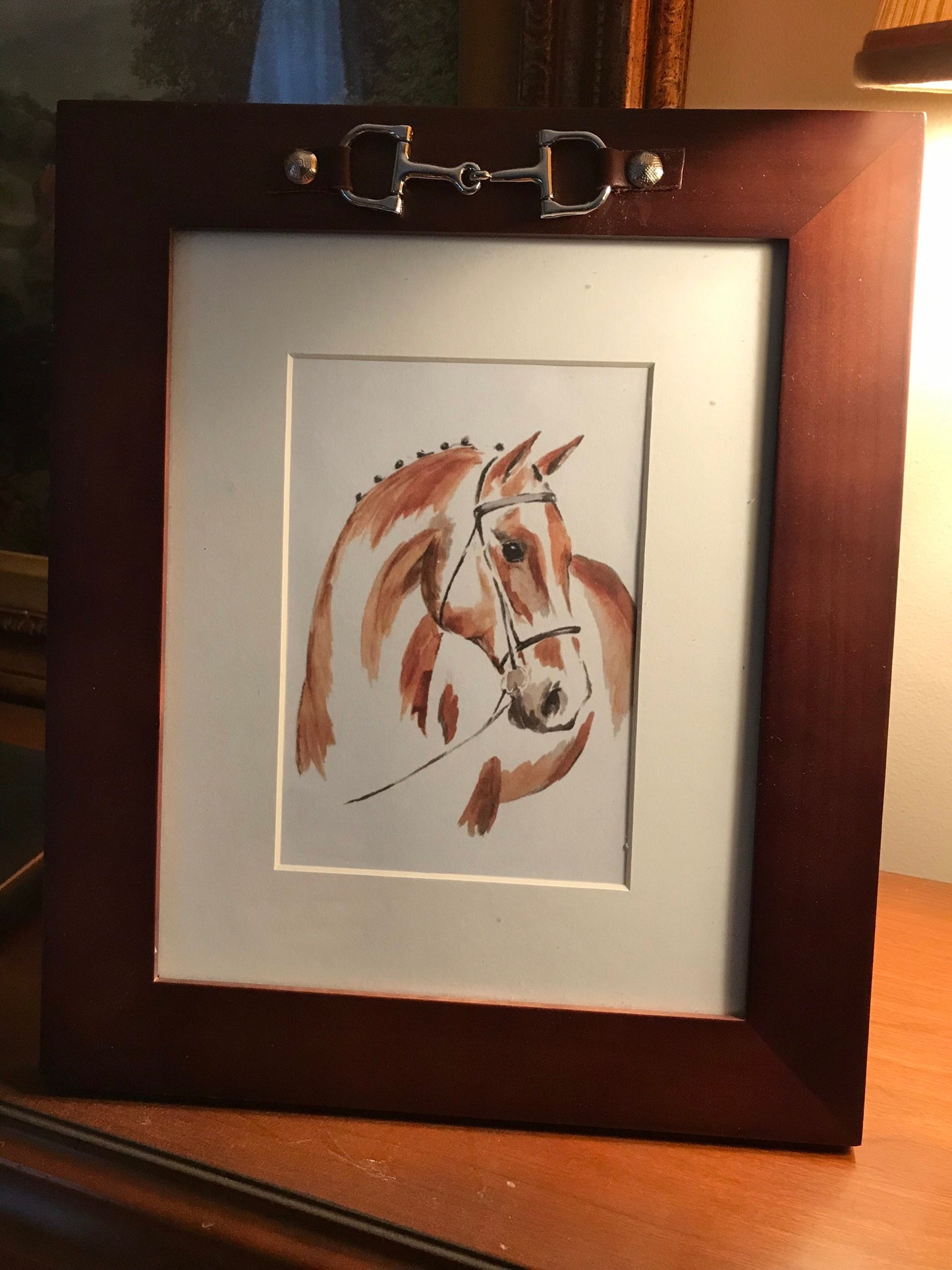 Equestrian Horse Bit Picture Frame 8x10