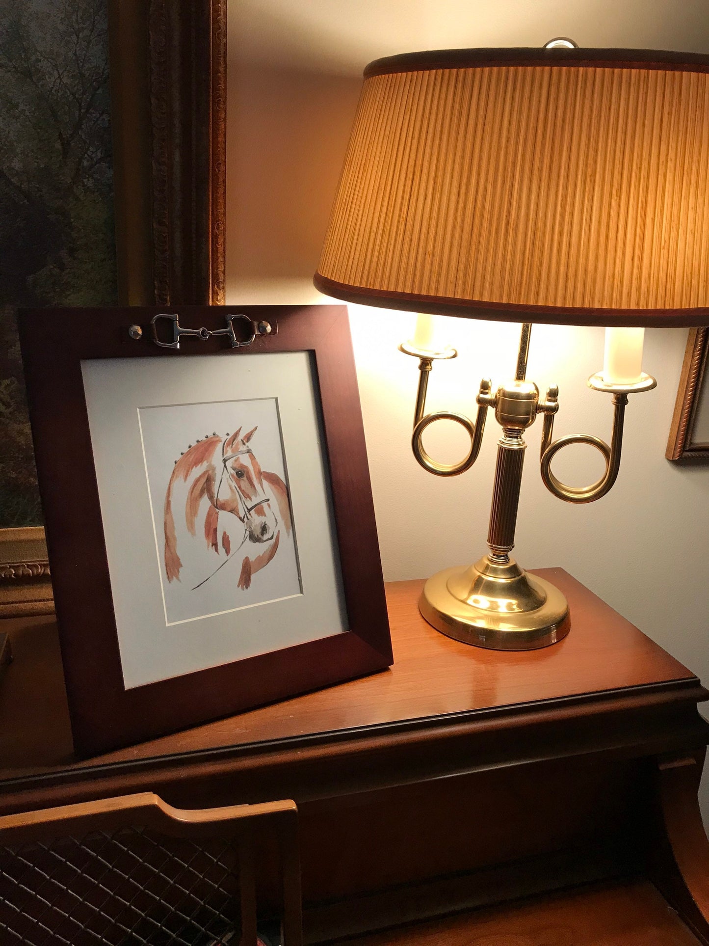 Equestrian Horse Bit Picture Frame 8x10