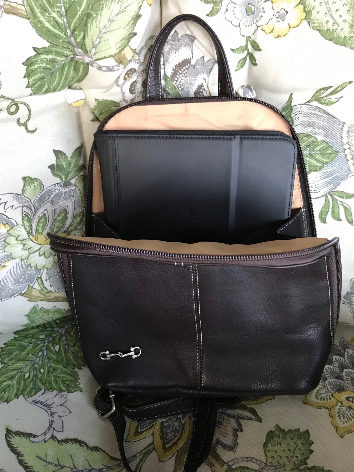 Horse Leather Backpack Equestrian Backpack Mini Backpack