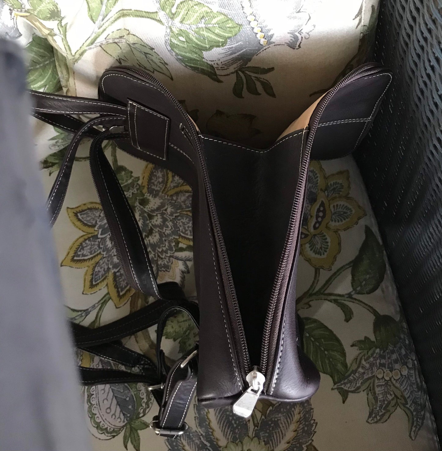 Horse Leather Backpack Equestrian Backpack Mini Backpack