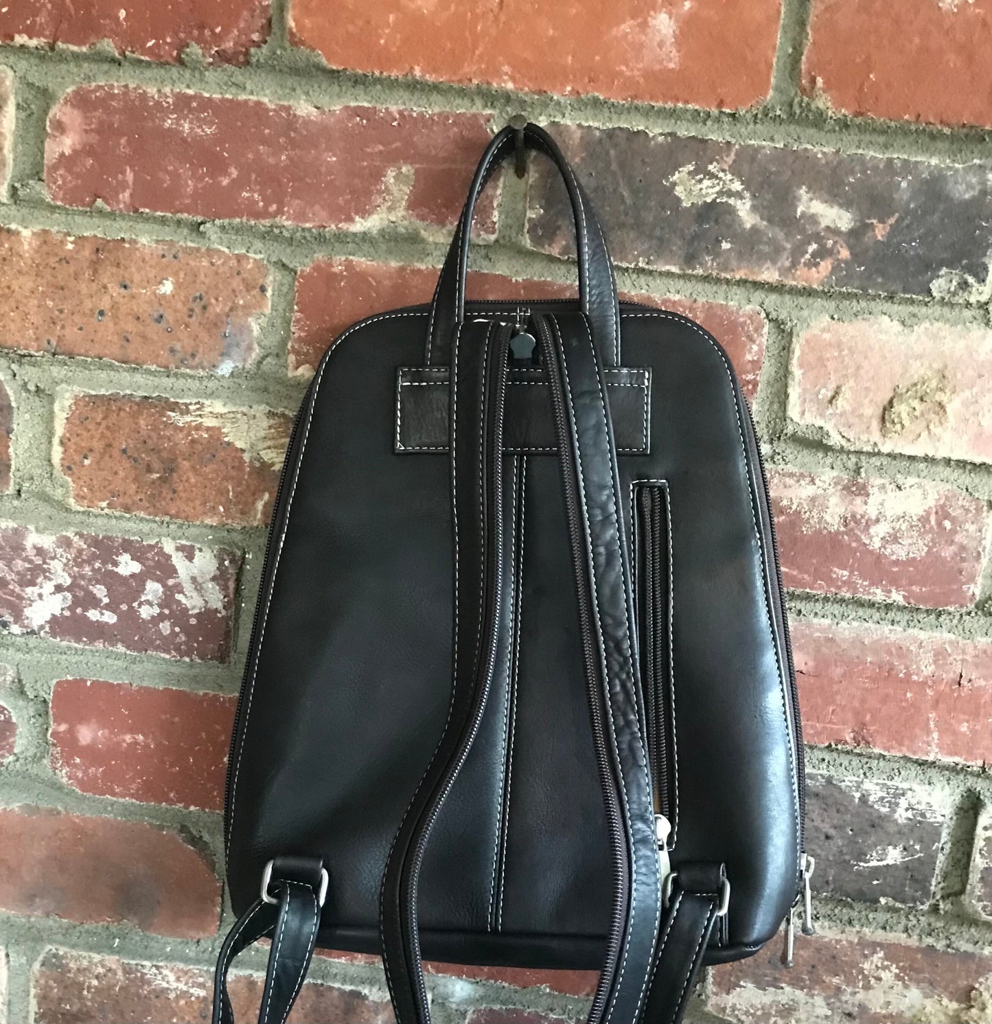 Horse Leather Backpack Equestrian Backpack Mini Backpack