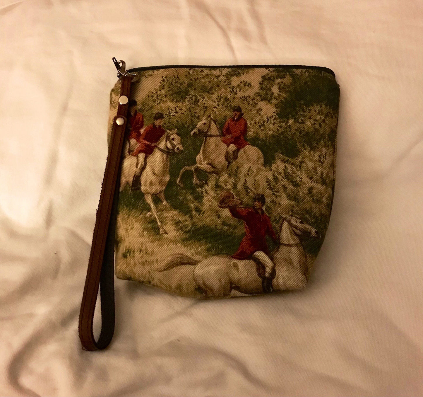 Equestrian Horse Purse Handbag Horse wristlet Fox Hunt Purse