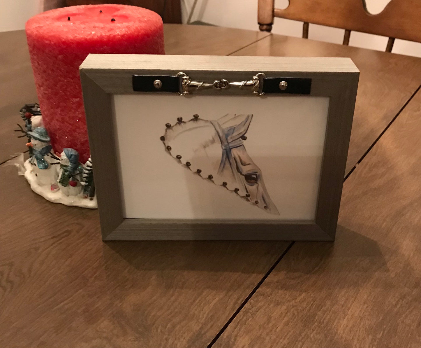 Equestrian Frame Horse Bit Picture Frame Gift