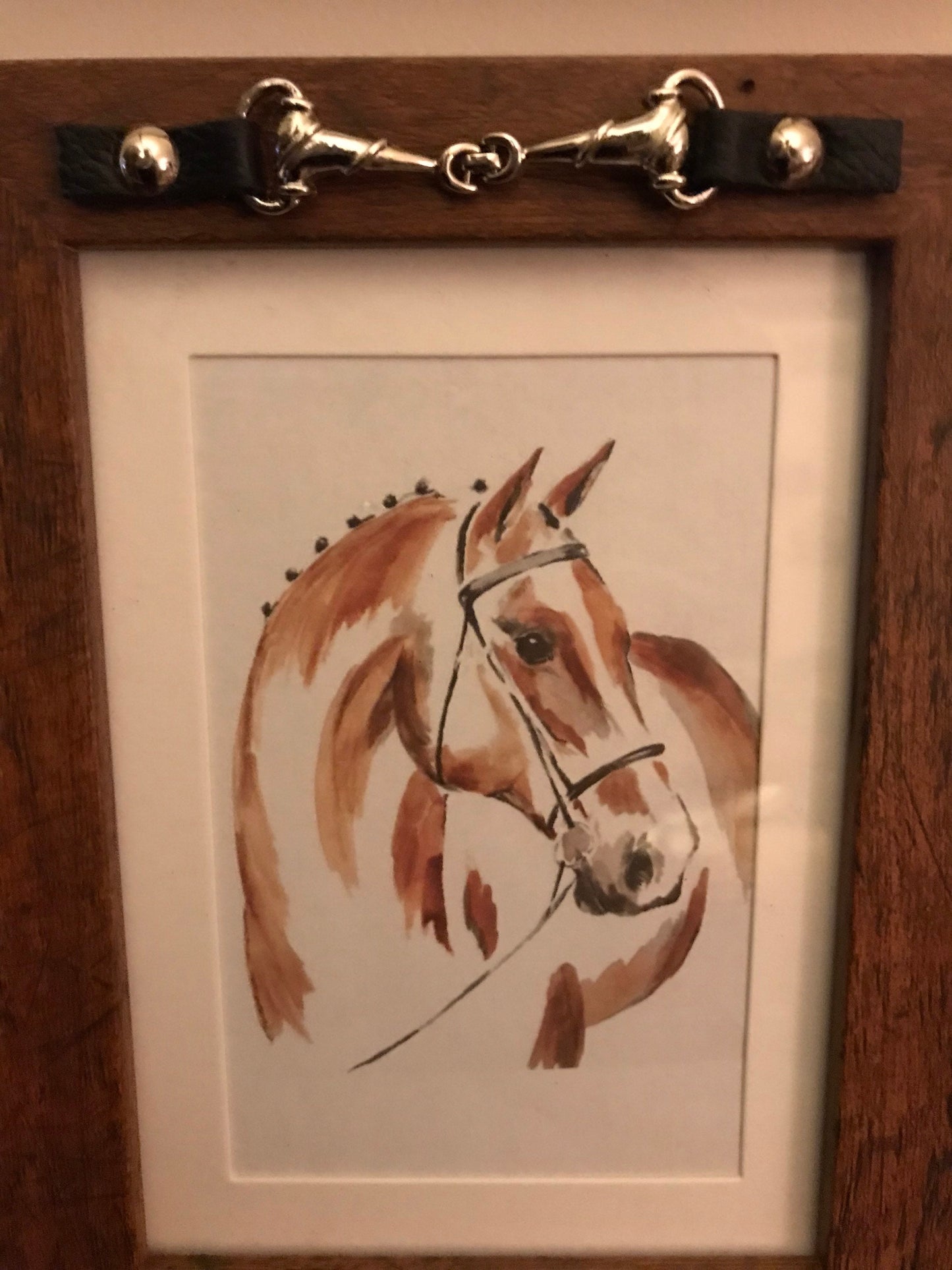 Equestrian Horse Bit Picture Frame 5x7