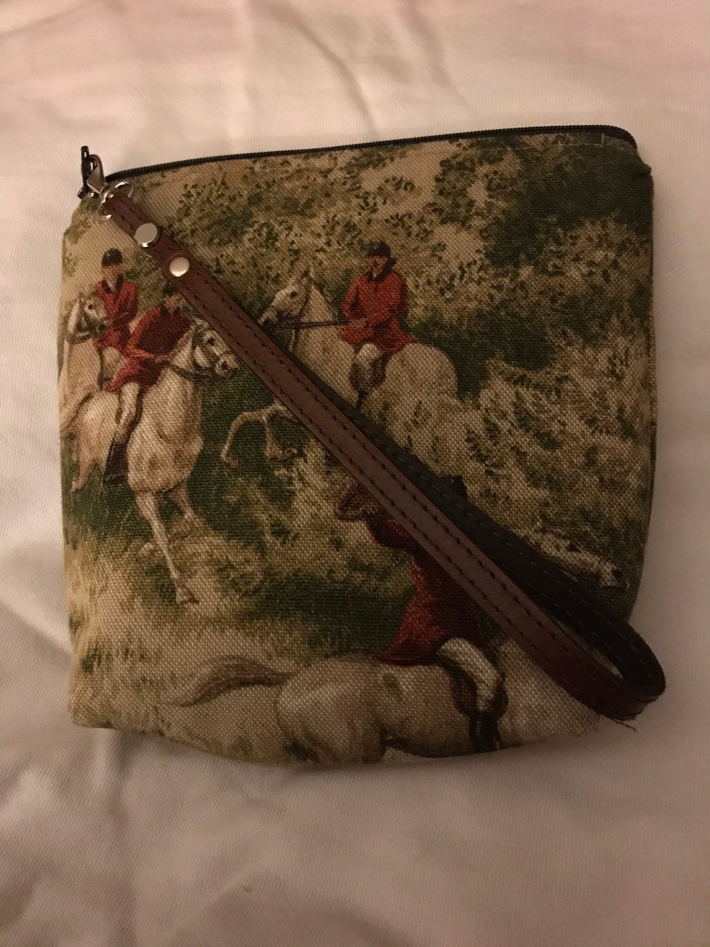 Equestrian Horse Purse Handbag Horse wristlet Fox Hunt Purse