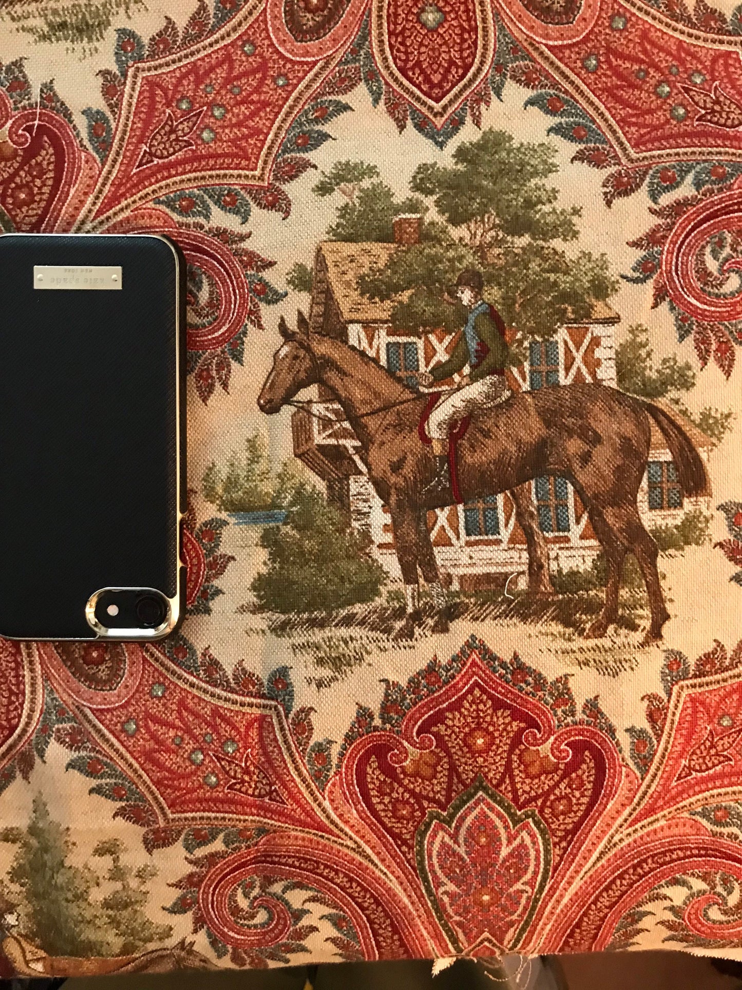 Horse Handbag Equestrian Race Horse and Jockey  Kentucky Derby Purse
