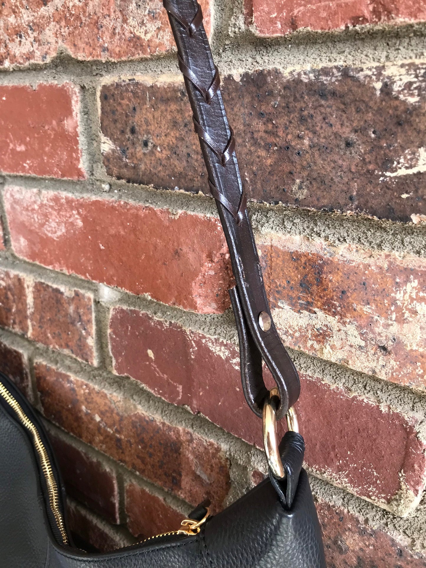 Equestrian Leather Horse Saddlebag Purse