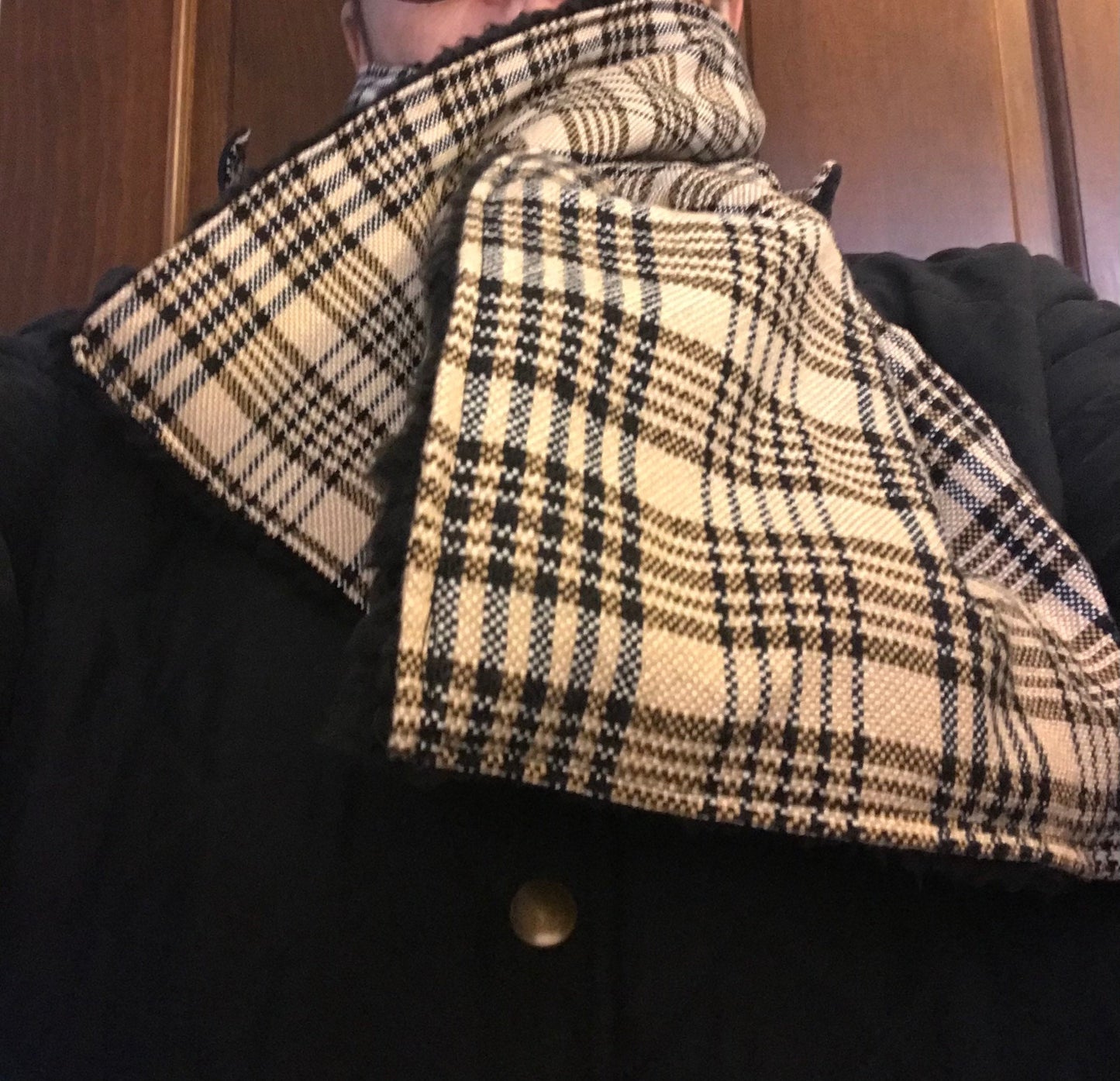 Equestrian Horse Winter Scarf Sustainable Horse Snood Made from Famous Horse Blanket