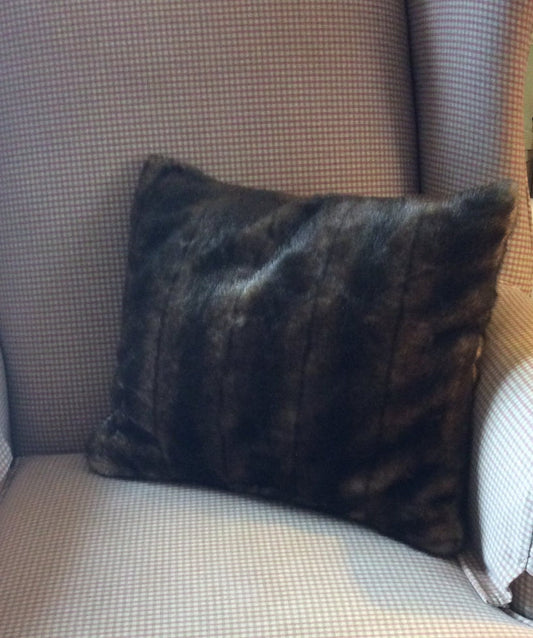 Fur Pillow Faux Mink Fur Pillow