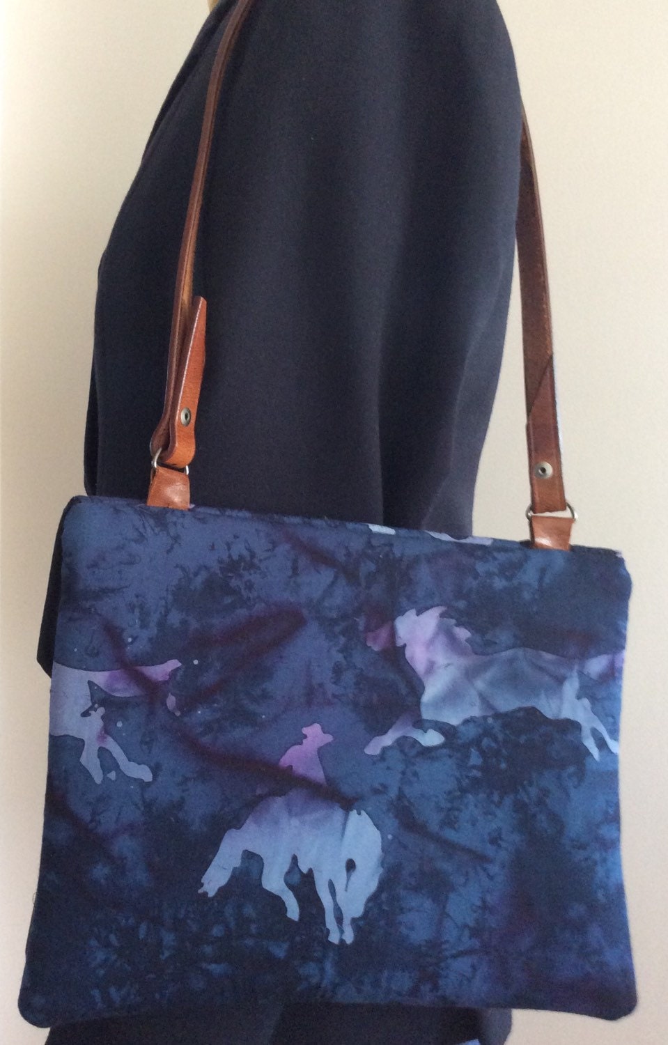 Horse Equestrian  Cowboy IPad Tablet Padded Case Handbag Purse
