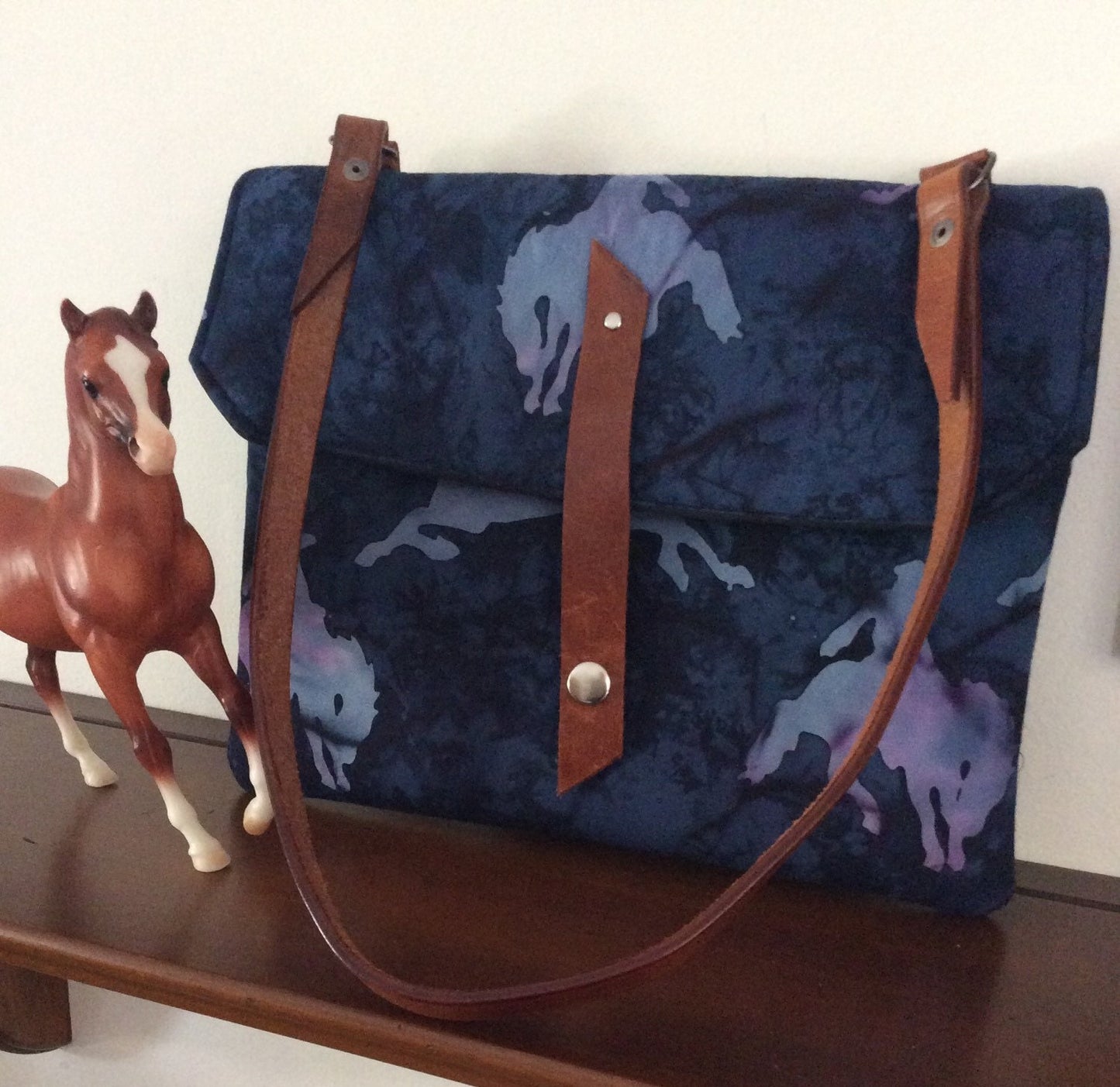 Horse Equestrian  Cowboy IPad Tablet Padded Case Handbag Purse